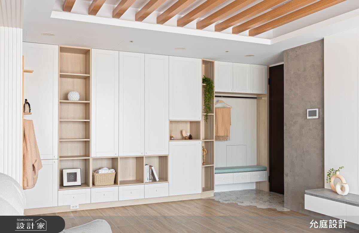 23坪毛胚屋＿北歐風玄關客廳案例圖片＿允庭室內裝修設計有限公司＿允庭_淡雅恬靜之1