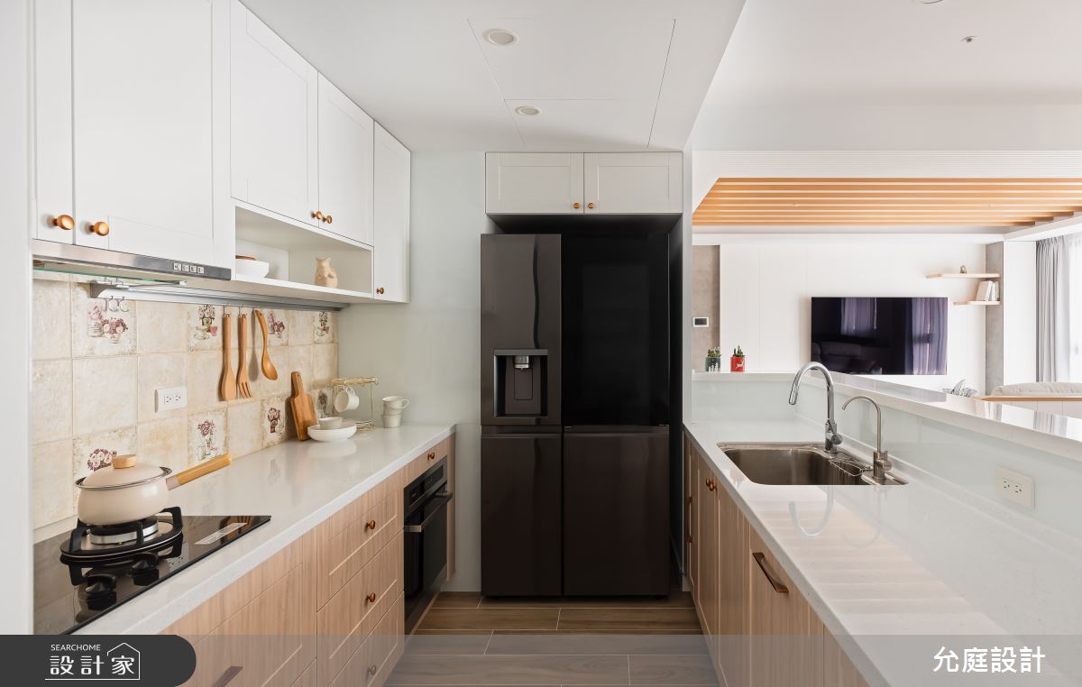 23坪毛胚屋＿北歐風廚房案例圖片＿允庭室內裝修設計有限公司＿允庭_淡雅恬靜之2491