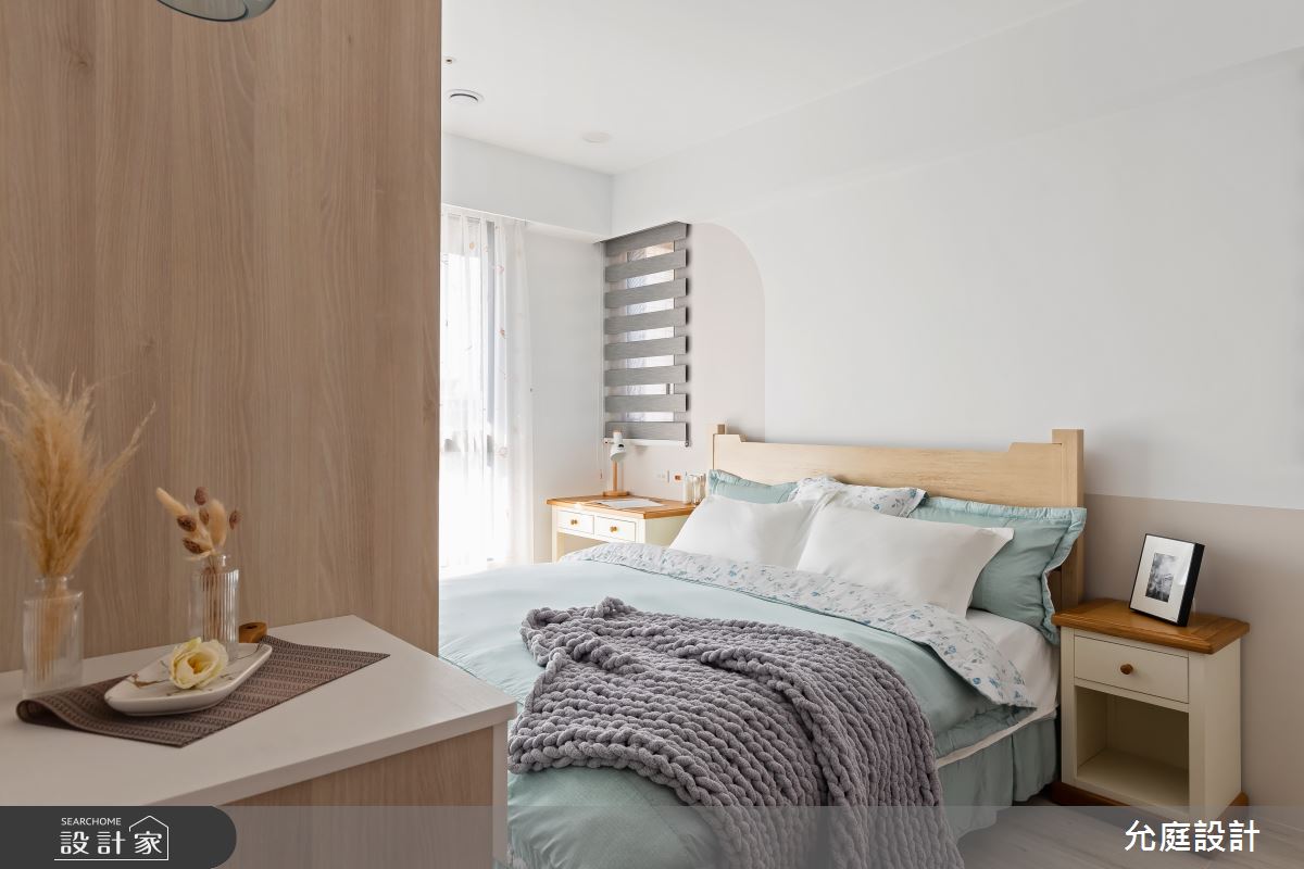 23坪毛胚屋＿北歐風臥室案例圖片＿允庭室內裝修設計有限公司＿允庭_淡雅恬靜之14
