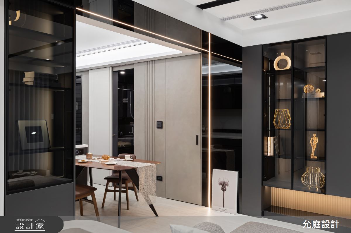 毛胚屋＿現代風客廳餐廳案例圖片＿允庭室內裝修設計有限公司＿允庭_雲藏星謐之9