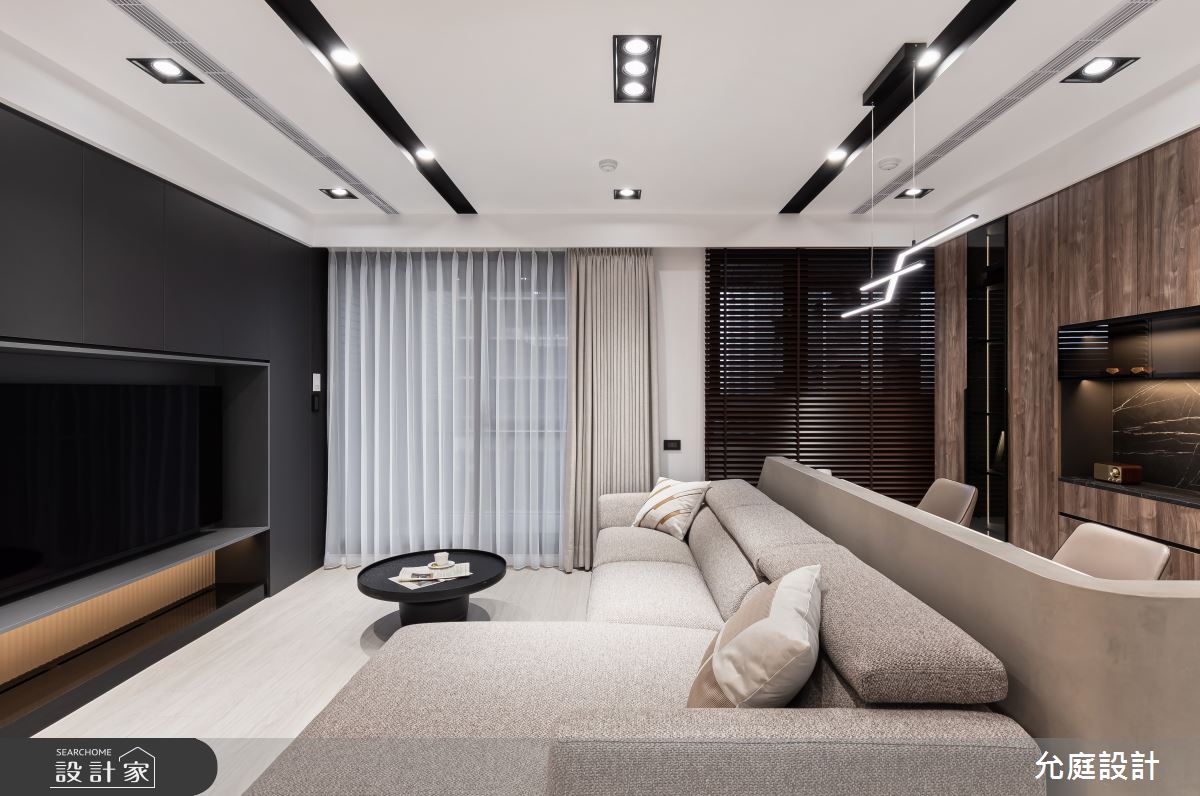 毛胚屋＿現代風客廳書房案例圖片＿允庭室內裝修設計有限公司＿允庭_雲藏星謐之11