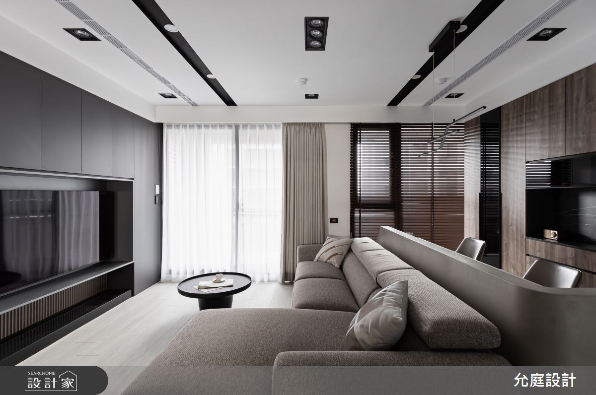 毛胚屋＿現代風客廳書房案例圖片＿允庭室內裝修設計有限公司＿允庭_雲藏星謐之12