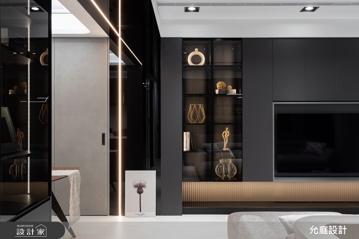 毛胚屋＿現代風客廳案例圖片＿允庭室內裝修設計有限公司＿允庭_雲藏星謐之3