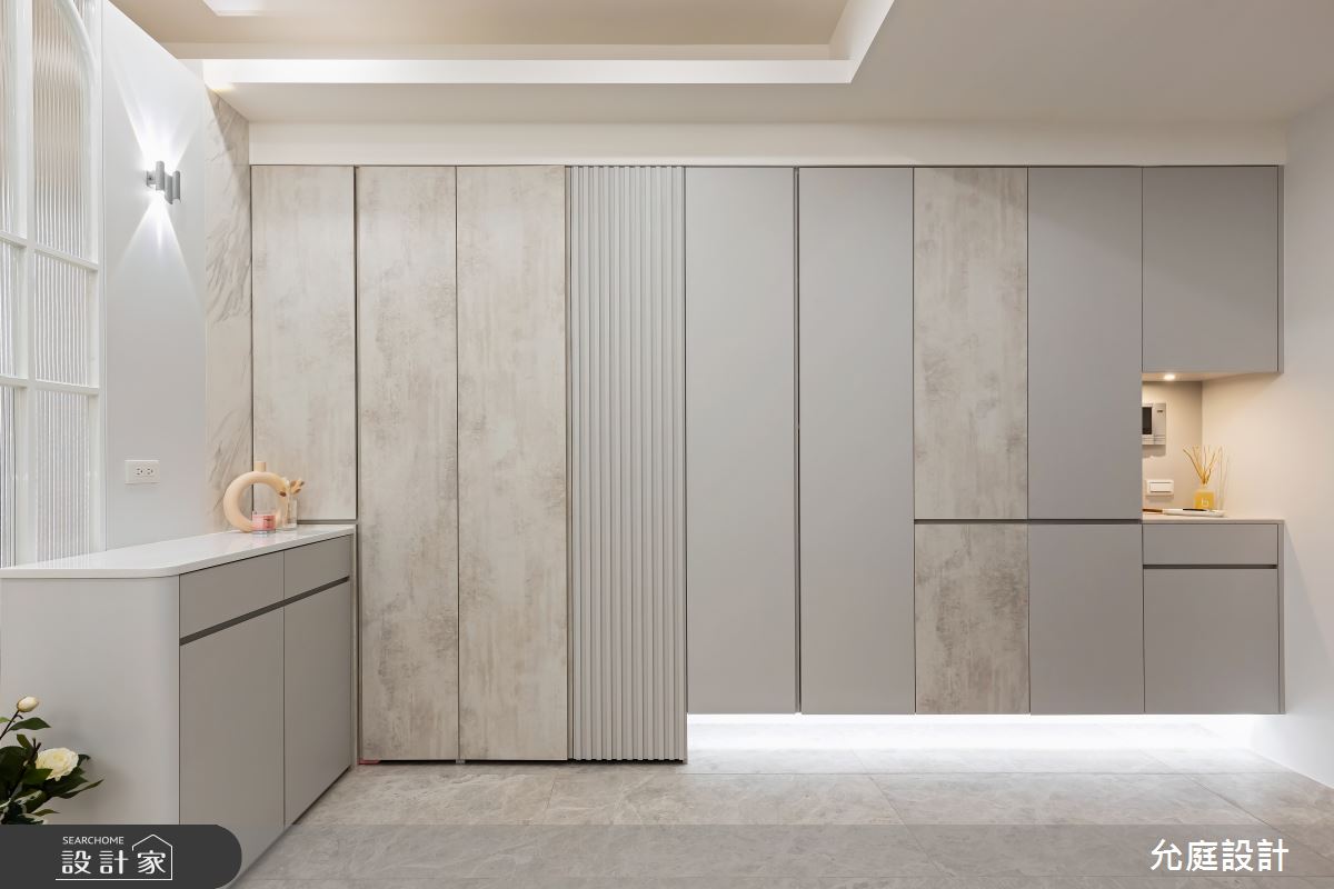 24坪中古屋(5~15年)＿現代簡約風玄關案例圖片＿允庭室內裝修設計有限公司＿允庭_蔚然成風之2504