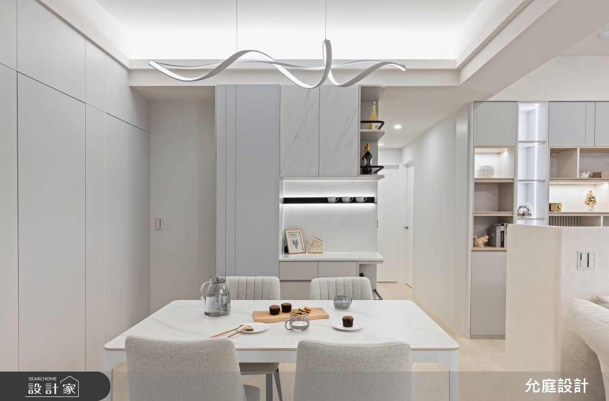 24坪中古屋(5~15年)＿現代簡約風餐廳案例圖片＿允庭室內裝修設計有限公司＿允庭_蔚然成風之14
