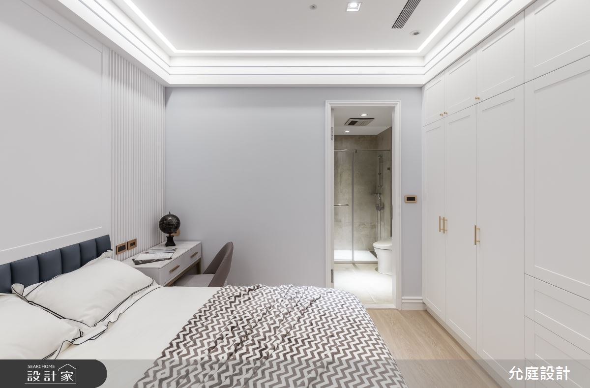 毛胚屋＿美式輕奢華風臥室案例圖片＿允庭室內裝修設計有限公司＿允庭_微奢·蘊藏之18