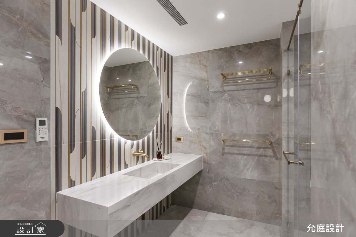 毛胚屋＿美式輕奢華風浴室案例圖片＿允庭室內裝修設計有限公司＿允庭_微奢·蘊藏之32