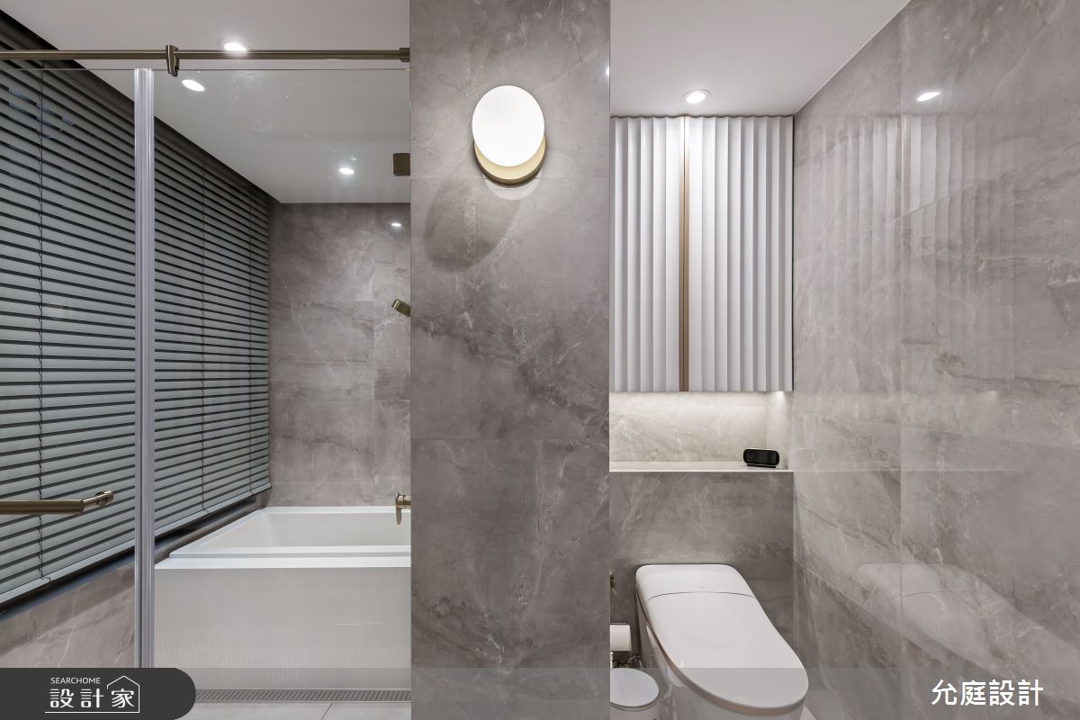 毛胚屋＿美式輕奢華風浴室案例圖片＿允庭室內裝修設計有限公司＿允庭_微奢·蘊藏之33