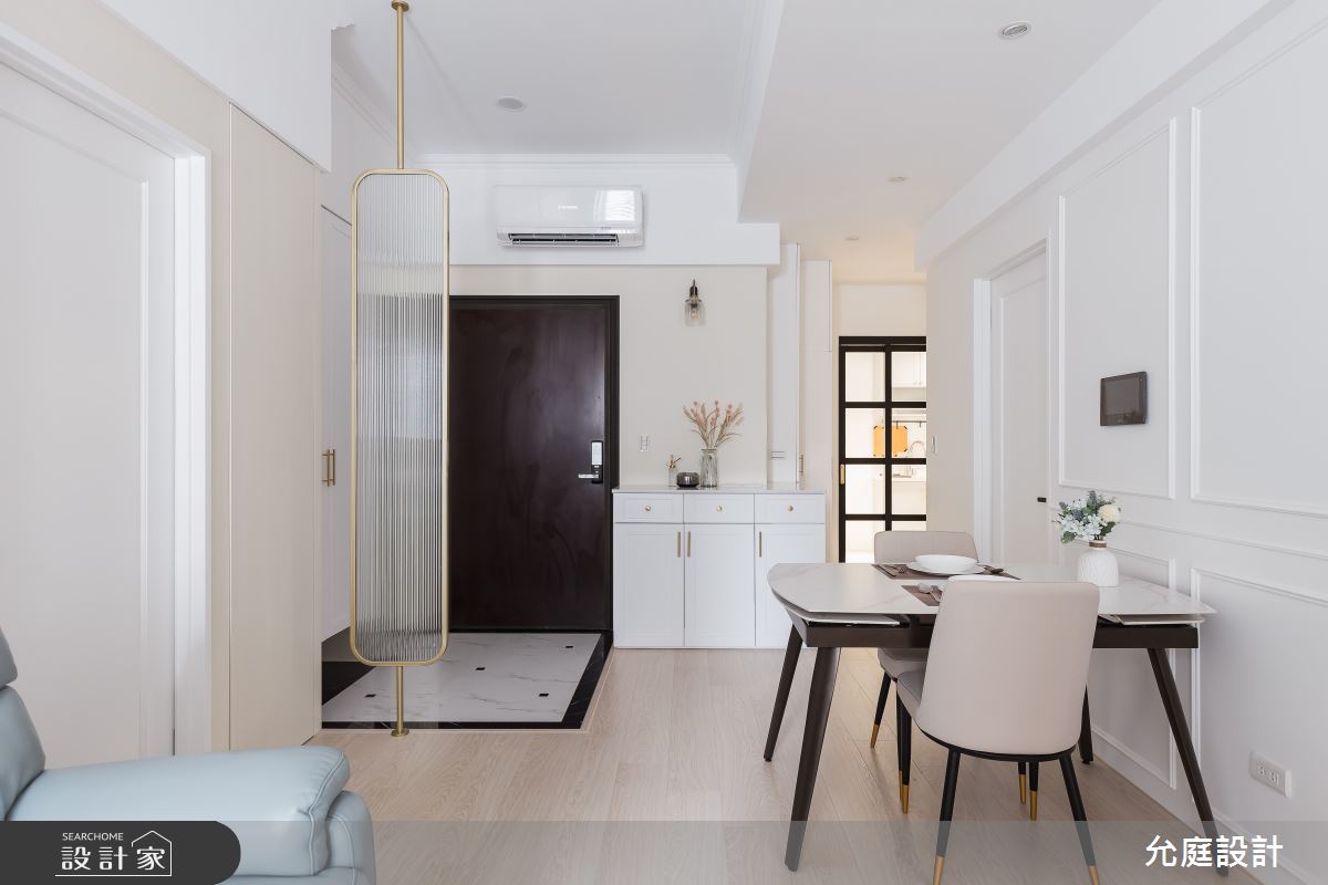 20坪新成屋(5年以下)＿美式風玄關客廳餐廳案例圖片＿允庭室內裝修設計有限公司＿允庭_澄光之2