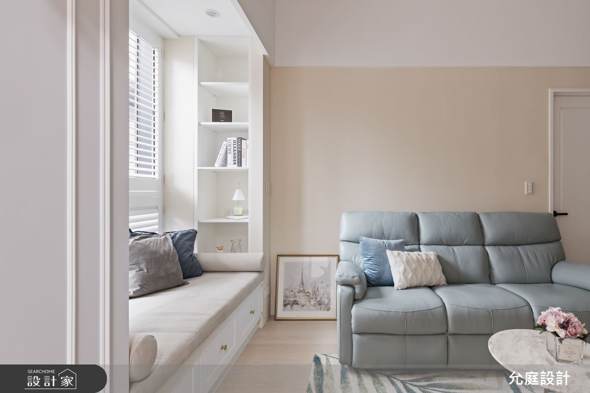 20坪新成屋(5年以下)＿美式風客廳案例圖片＿允庭室內裝修設計有限公司＿允庭_澄光之5