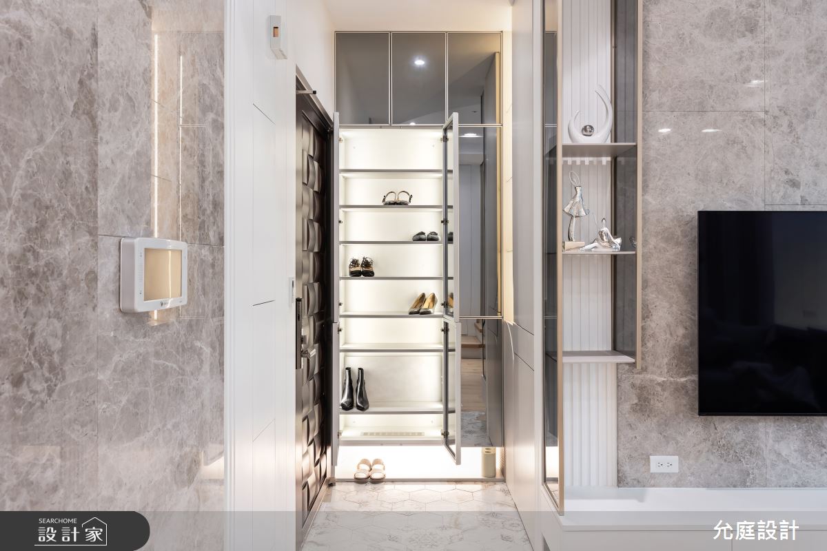 16坪老屋(16~30年)＿奢華風玄關案例圖片＿允庭室內裝修設計有限公司＿允庭_緻‧韻曲之1