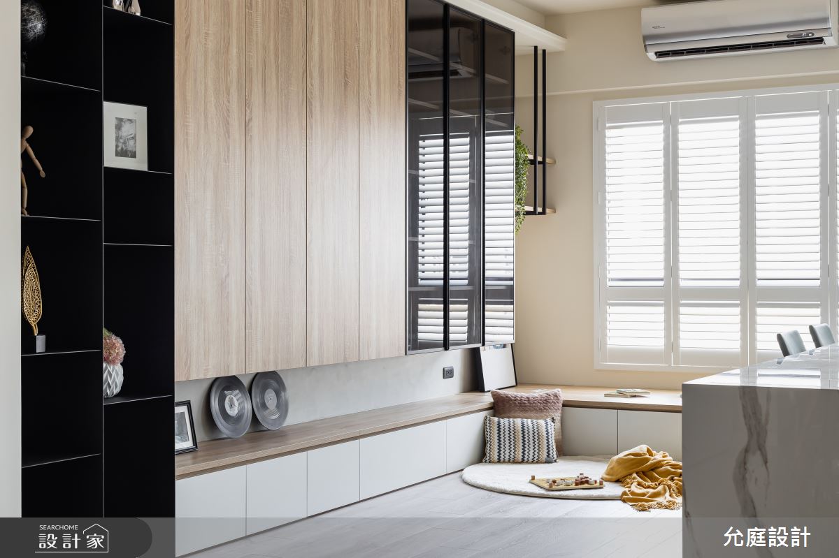 42坪新成屋(5年以下)＿現代風書房案例圖片＿允庭室內裝修設計有限公司＿允庭_凝光境語之9