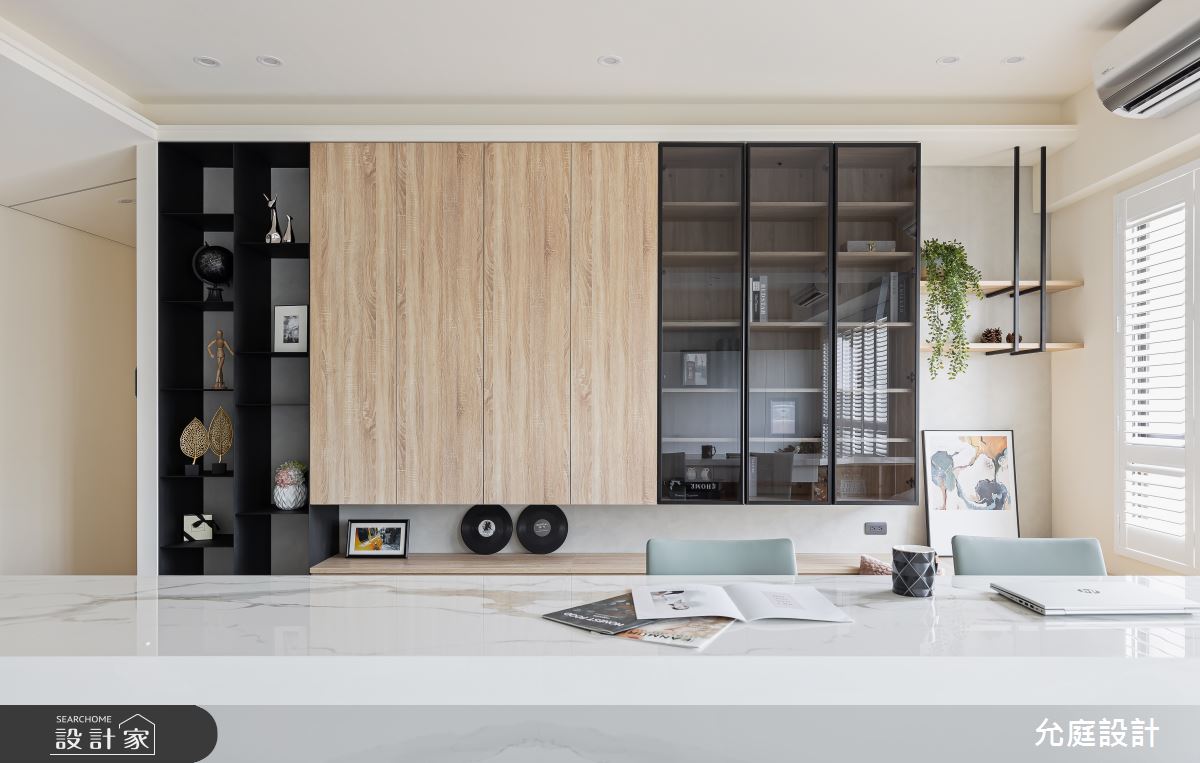 42坪新成屋(5年以下)＿現代風書房案例圖片＿允庭室內裝修設計有限公司＿允庭_凝光境語之7