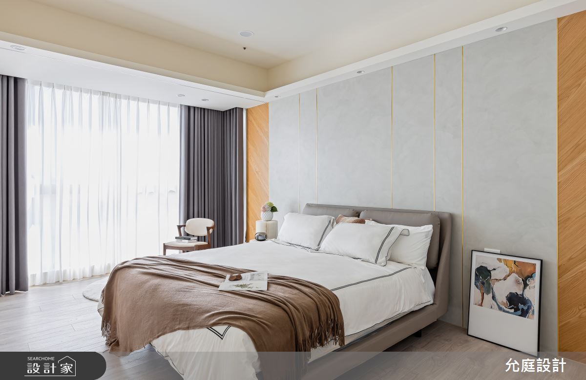 42坪新成屋(5年以下)＿現代風臥室案例圖片＿允庭室內裝修設計有限公司＿允庭_凝光境語之10