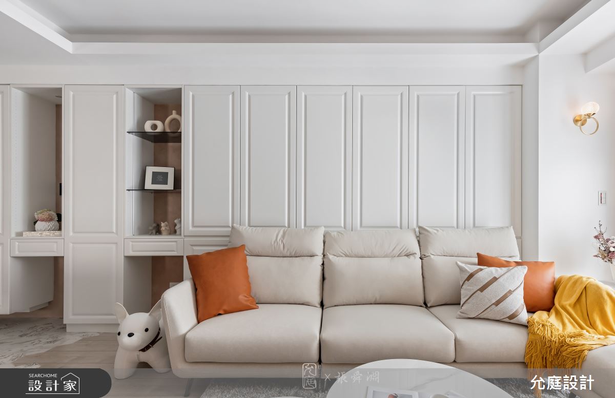 20坪新古屋(10年以下)＿現代輕奢風客廳案例圖片＿允庭室內裝修設計有限公司＿允庭_嫣。語思境之3