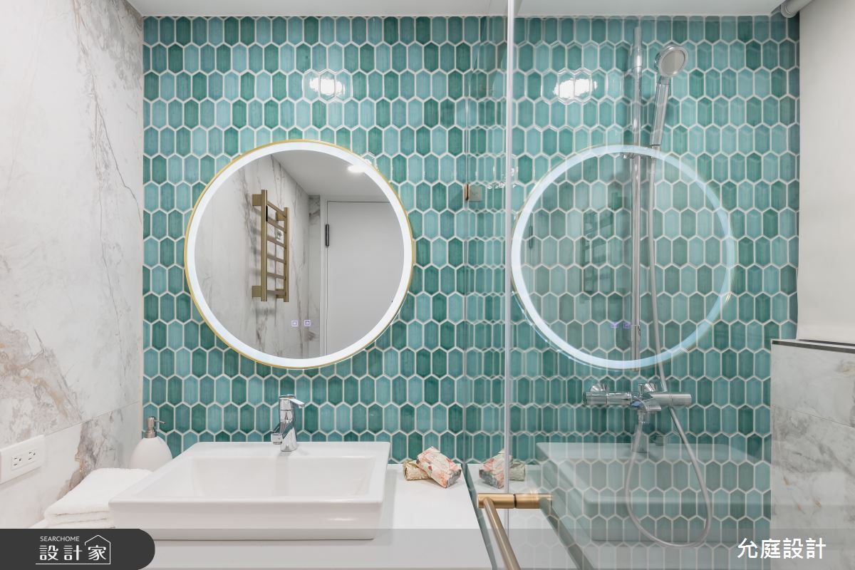 20坪新古屋(10年以下)＿現代輕奢風浴室案例圖片＿允庭室內裝修設計有限公司＿允庭_嫣。語思境之10