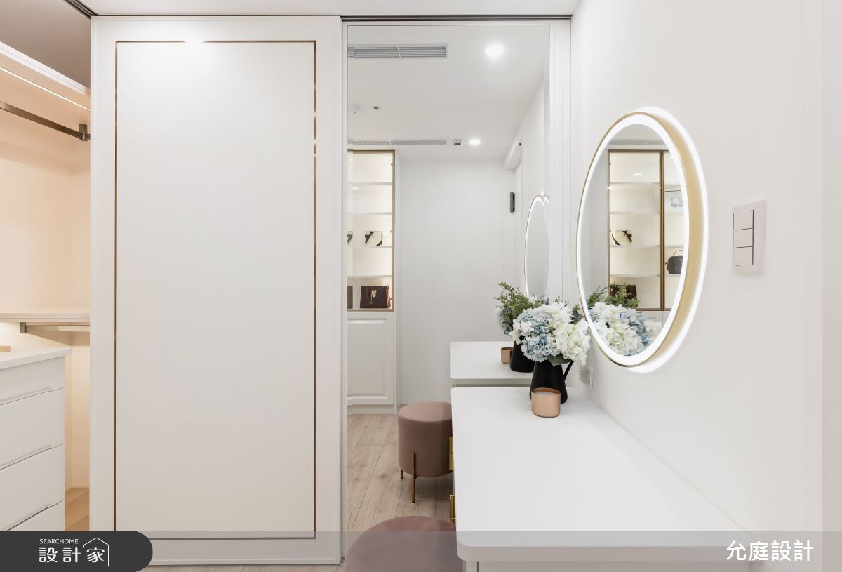 20坪新古屋(10年以下)＿現代輕奢風更衣間案例圖片＿允庭室內裝修設計有限公司＿允庭_嫣。語思境之15