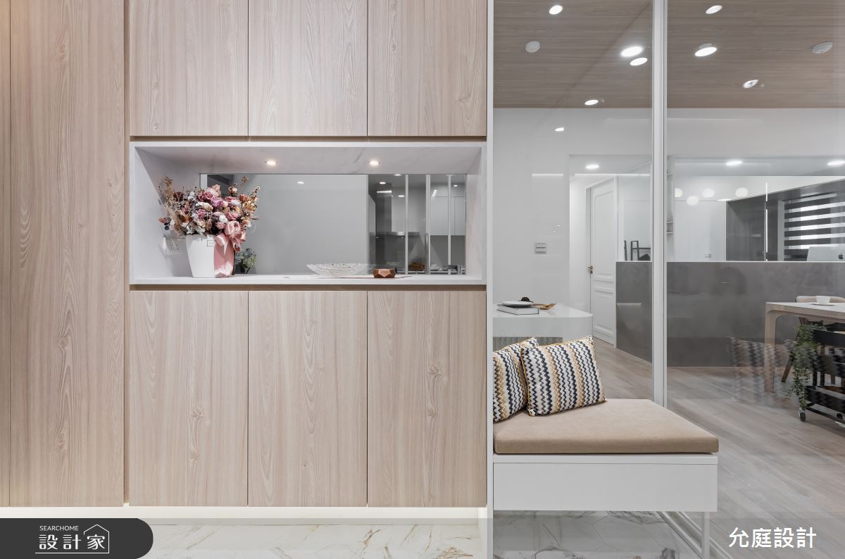 35坪新成屋(5年以下)＿北歐風玄關案例圖片＿允庭室內裝修設計有限公司＿允庭_韶光日䔳之1