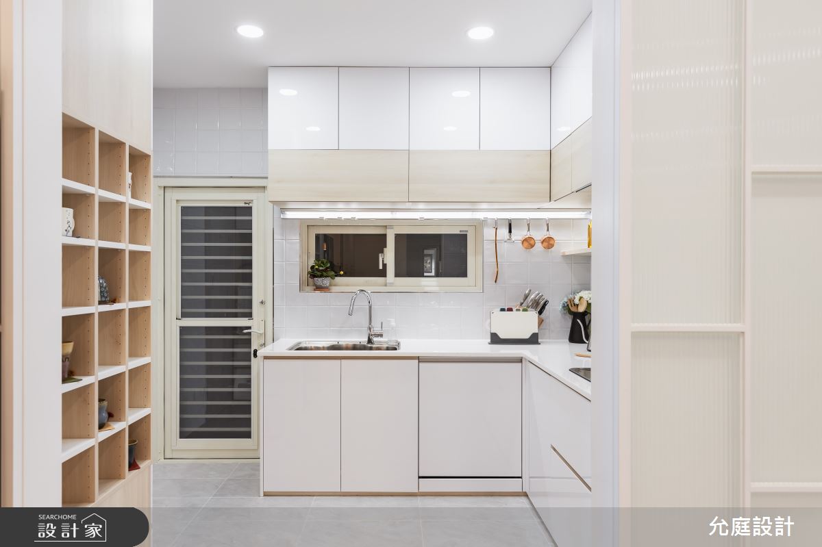 老屋(41~50年)＿現代風廚房案例圖片＿允庭室內裝修設計有限公司＿允庭_書‧沁悅之5