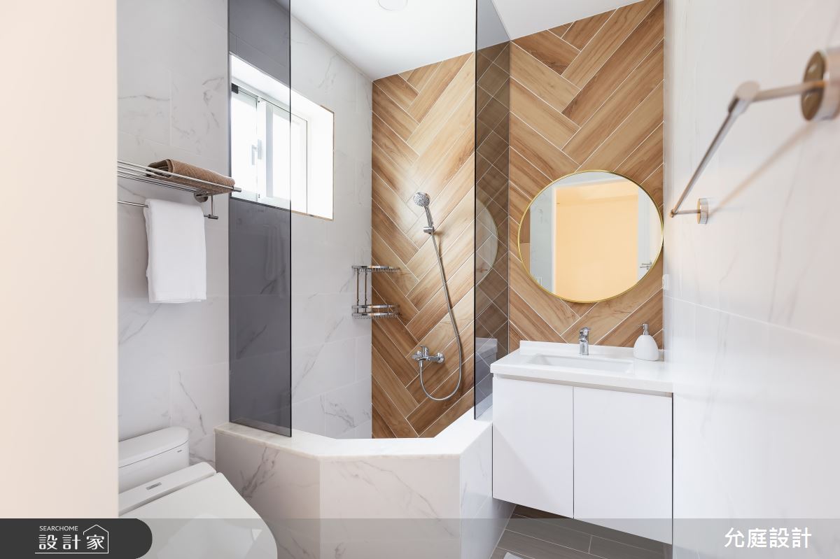 老屋(41~50年)＿現代風浴室案例圖片＿允庭室內裝修設計有限公司＿允庭_書‧沁悅之9