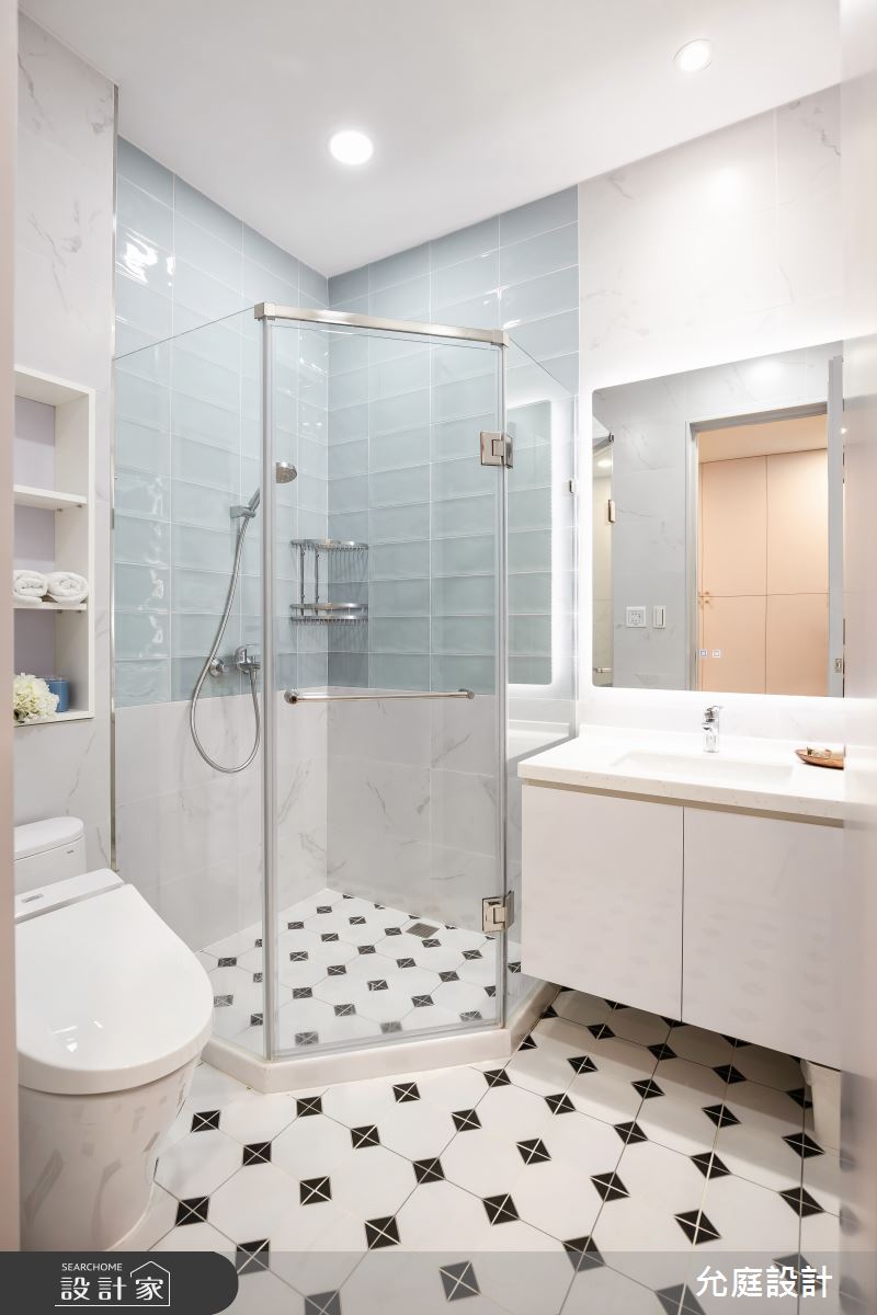 老屋(41~50年)＿現代風浴室案例圖片＿允庭室內裝修設計有限公司＿允庭_書‧沁悅之6