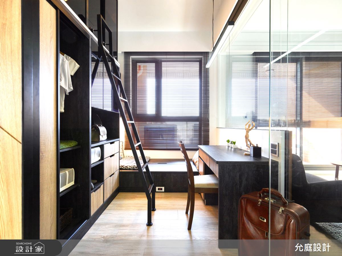30坪新成屋(5年以下)＿混搭風書房案例圖片＿允庭室內裝修設計有限公司＿允庭_沐．木與石之10