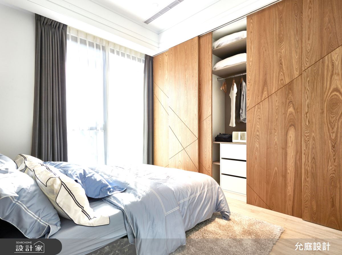 30坪新成屋(5年以下)＿混搭風臥室案例圖片＿允庭室內裝修設計有限公司＿允庭_沐．木與石之12