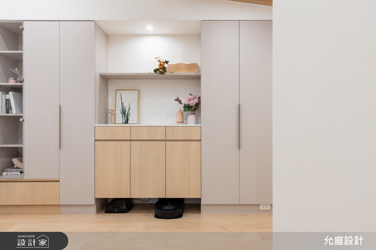 19坪新成屋(5年以下)＿北歐風玄關案例圖片＿允庭室內裝修設計有限公司＿允庭_恬靜清雅之3