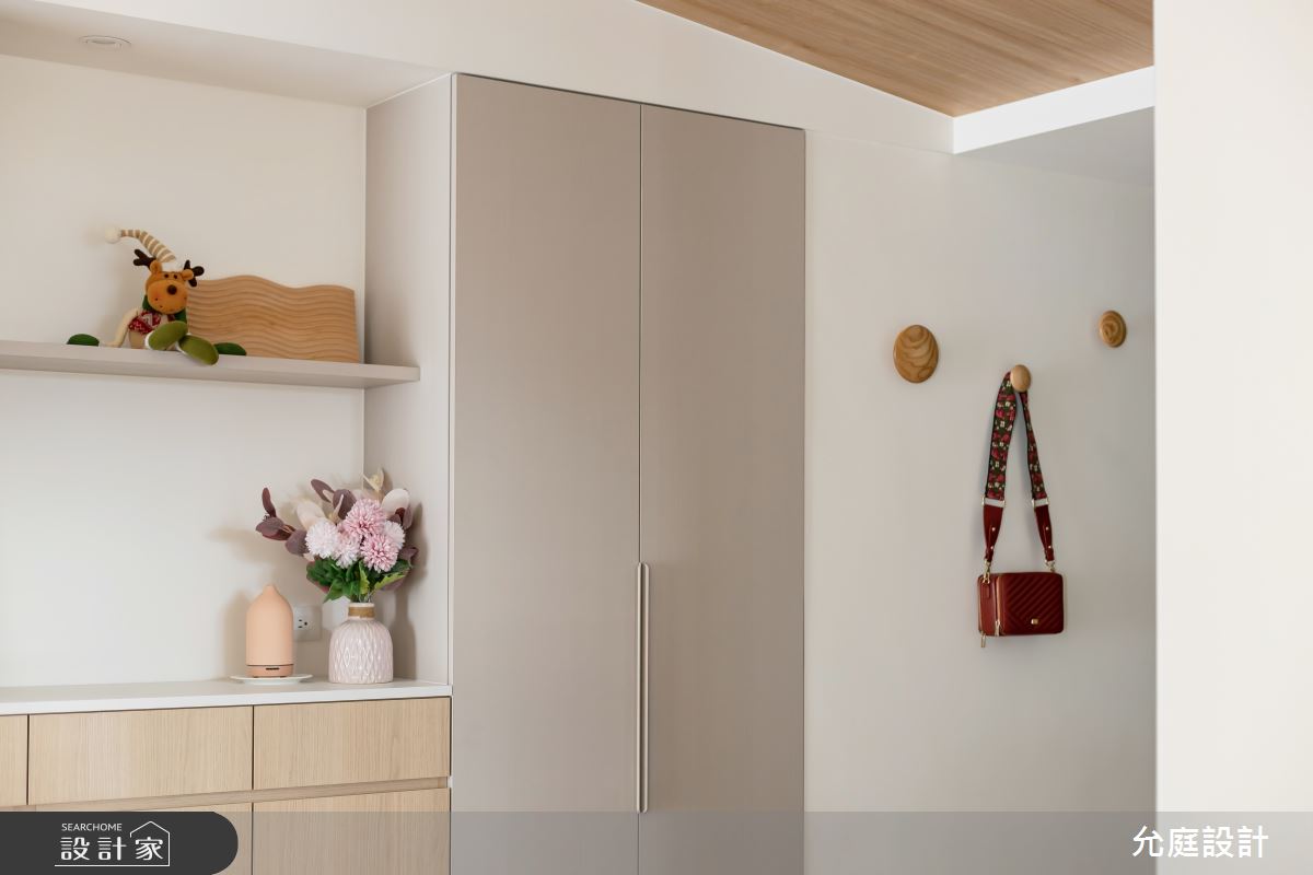 19坪新成屋(5年以下)＿北歐風玄關案例圖片＿允庭室內裝修設計有限公司＿允庭_恬靜清雅之6