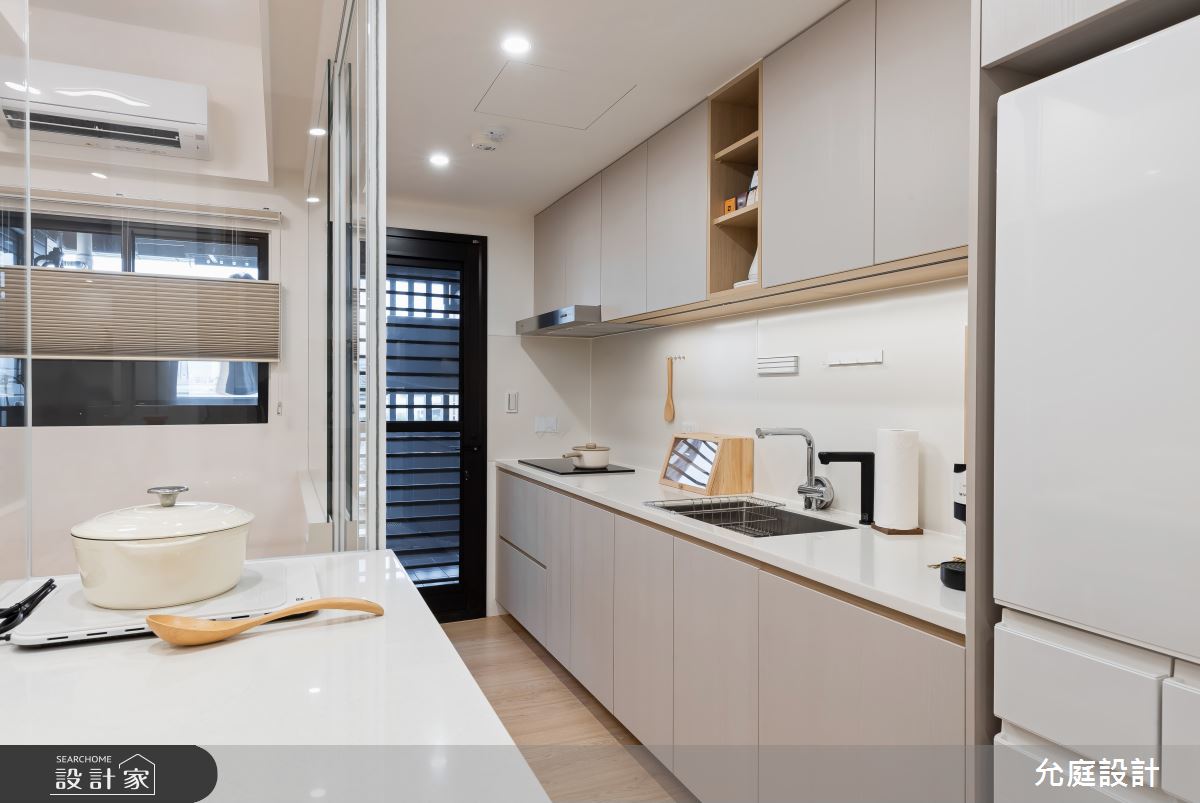 19坪新成屋(5年以下)＿北歐風廚房中島案例圖片＿允庭室內裝修設計有限公司＿允庭_恬靜清雅之15