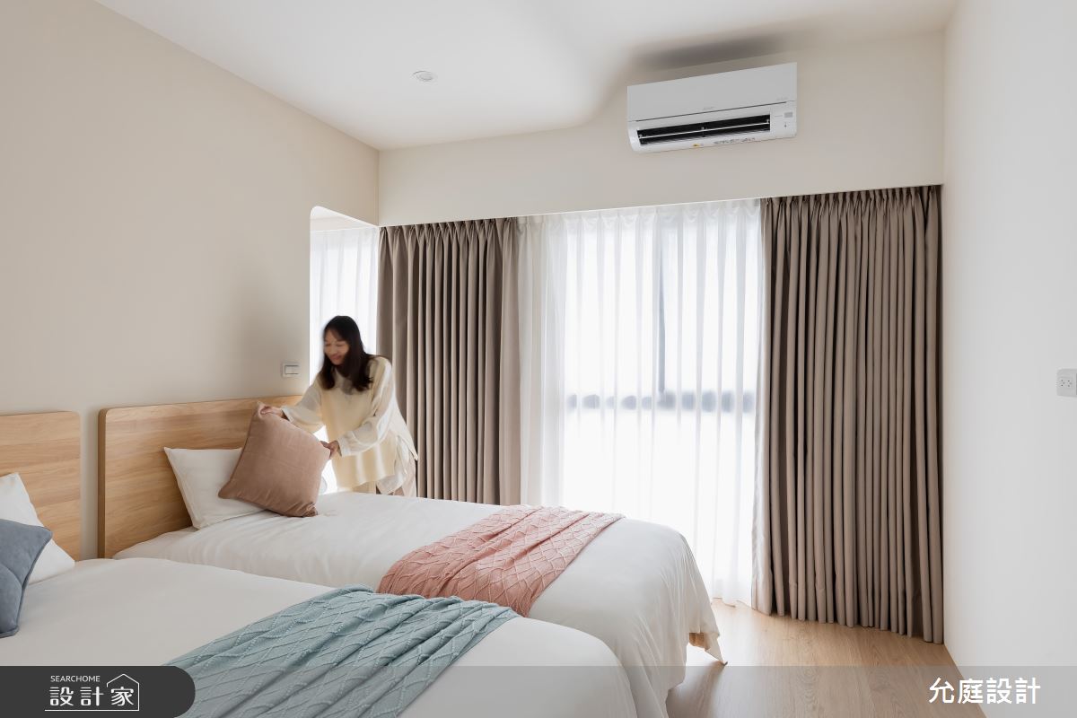 19坪新成屋(5年以下)＿北歐風臥室案例圖片＿允庭室內裝修設計有限公司＿允庭_恬靜清雅之22