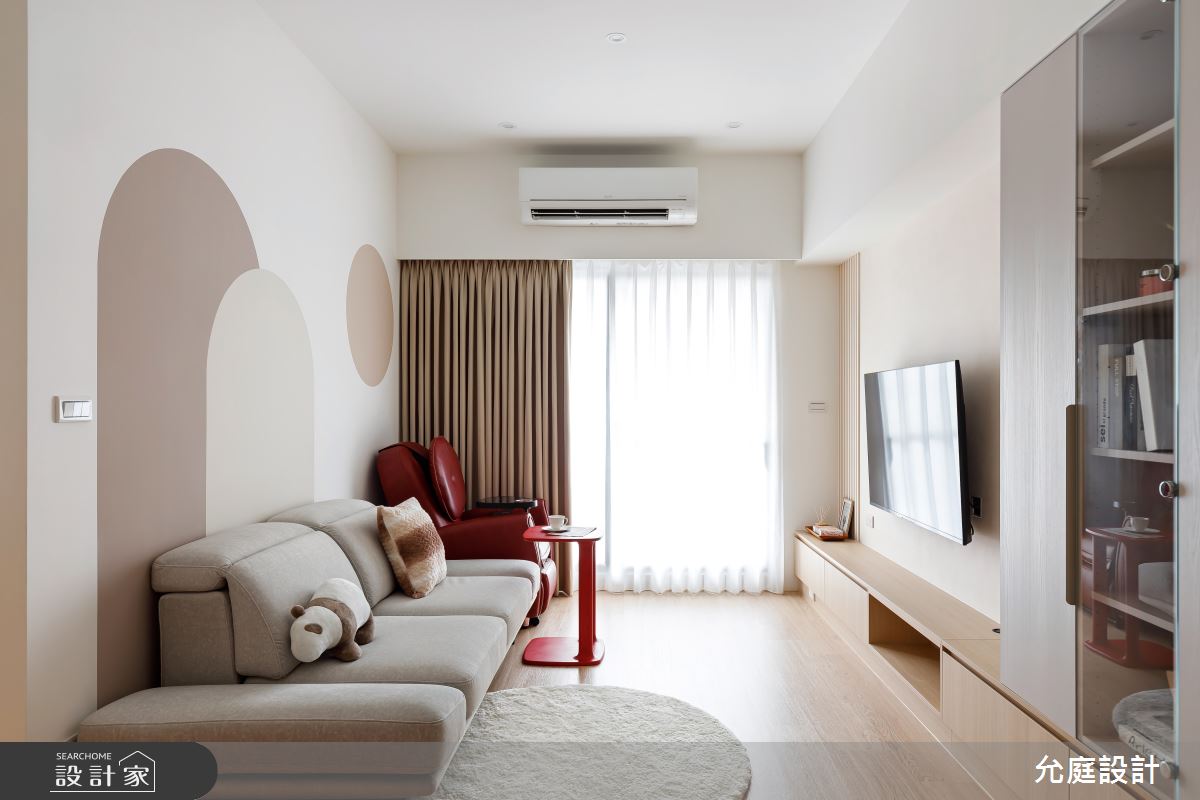 19坪新成屋(5年以下)＿北歐風客廳案例圖片＿允庭室內裝修設計有限公司＿允庭_恬靜清雅之9