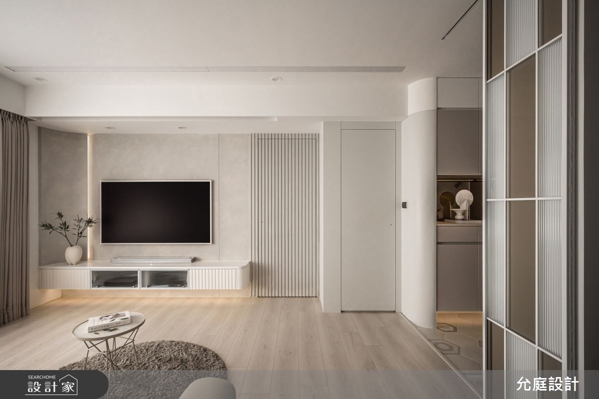23坪新成屋(5年以下)＿現代北歐風客廳案例圖片＿允庭室內裝修設計有限公司＿允庭_蘊雅藏馨之5