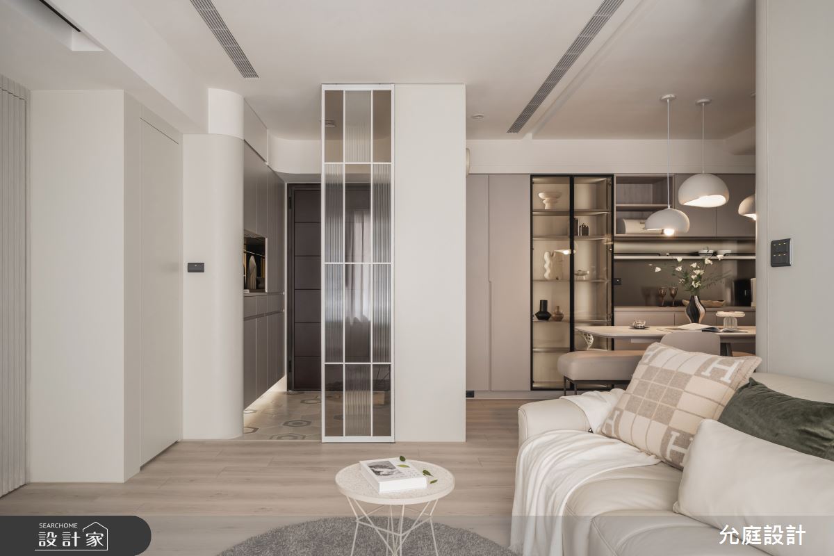 23坪新成屋(5年以下)＿現代北歐風玄關客廳案例圖片＿允庭室內裝修設計有限公司＿允庭_蘊雅藏馨之10