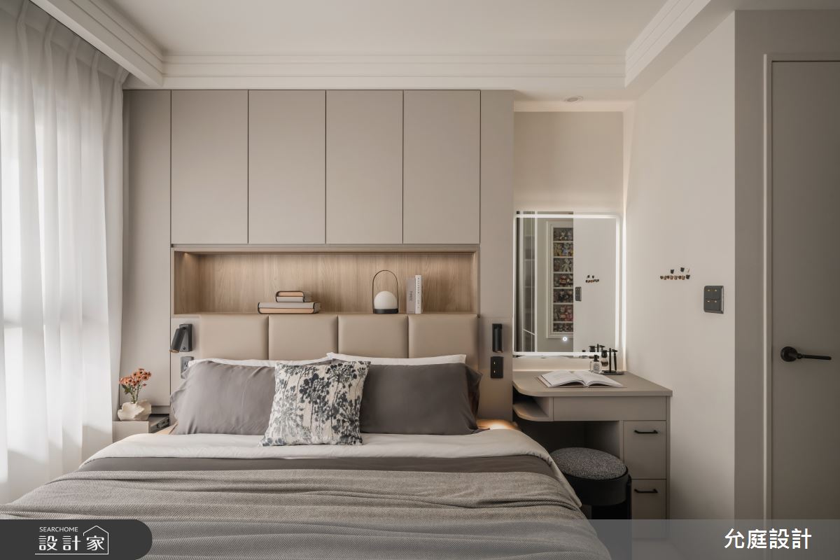 23坪新成屋(5年以下)＿現代北歐風臥室案例圖片＿允庭室內裝修設計有限公司＿允庭_蘊雅藏馨之15