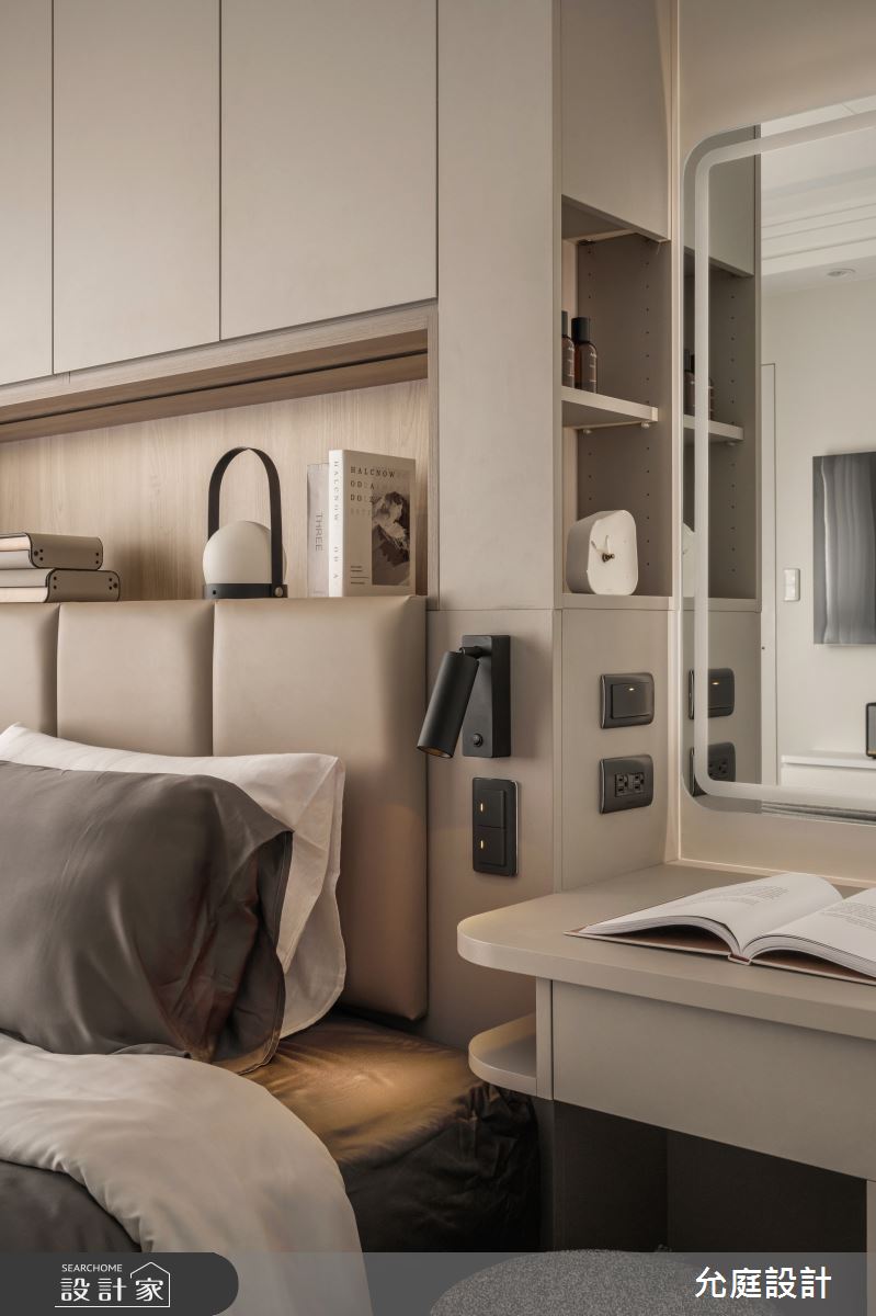 23坪新成屋(5年以下)＿現代北歐風臥室案例圖片＿允庭室內裝修設計有限公司＿允庭_蘊雅藏馨之17