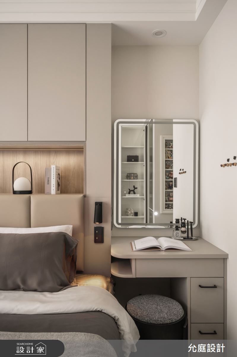 23坪新成屋(5年以下)＿現代北歐風臥室案例圖片＿允庭室內裝修設計有限公司＿允庭_蘊雅藏馨之16