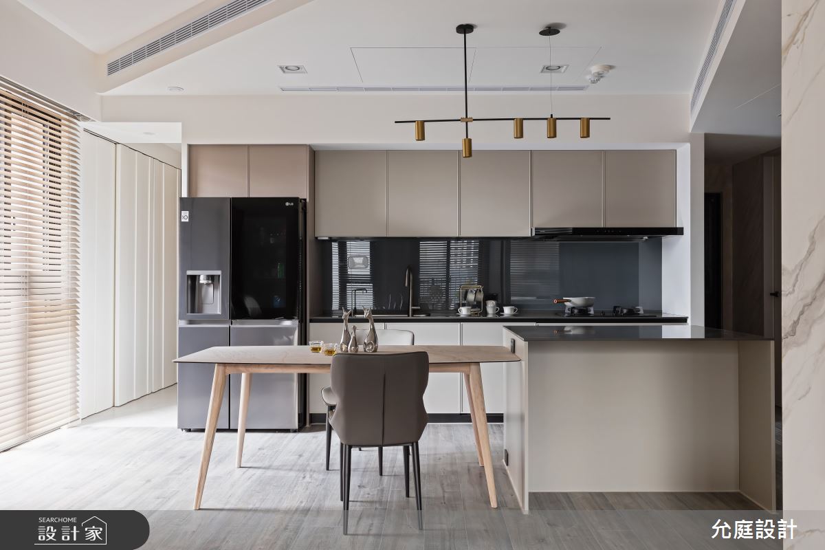 新成屋(5年以下)＿混搭風餐廳廚房中島案例圖片＿允庭室內裝修設計有限公司＿允庭_暮春初夏之8