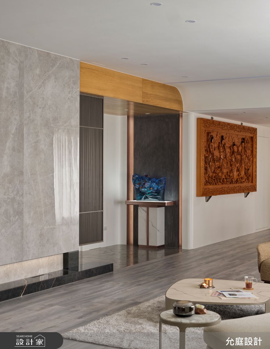 毛胚屋＿現代風客廳案例圖片＿允庭室內裝修設計有限公司＿允庭_凝光錦繡之7