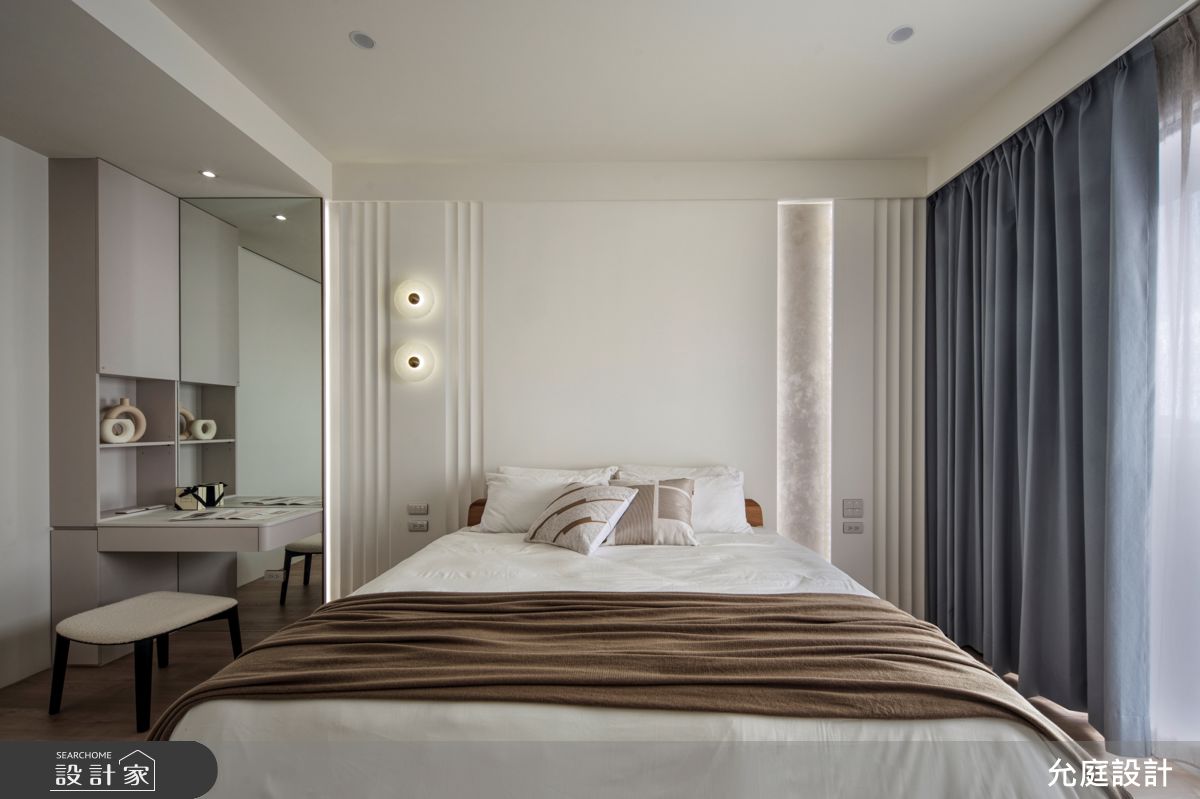 毛胚屋＿現代風臥室案例圖片＿允庭室內裝修設計有限公司＿允庭_凝光錦繡之15
