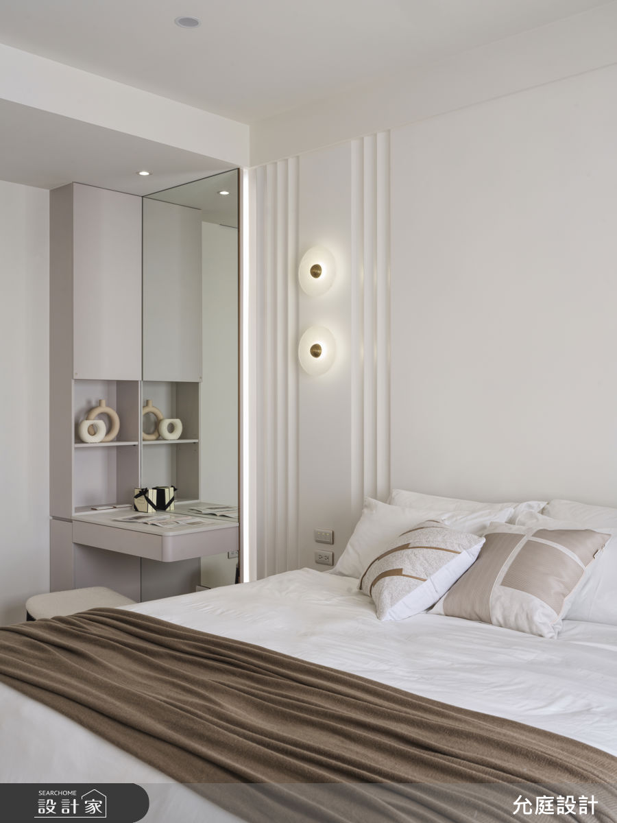 毛胚屋＿現代風臥室案例圖片＿允庭室內裝修設計有限公司＿允庭_凝光錦繡之17