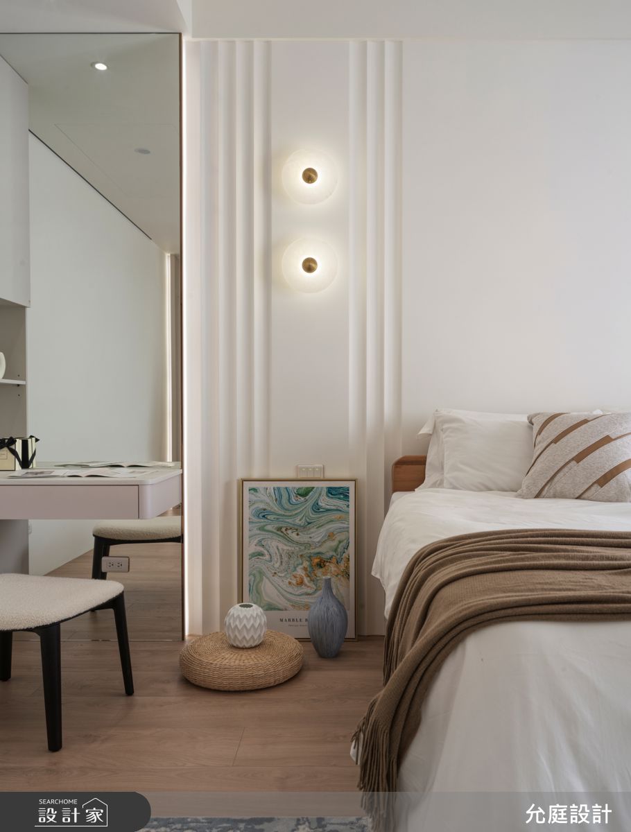 毛胚屋＿現代風臥室案例圖片＿允庭室內裝修設計有限公司＿允庭_凝光錦繡之16
