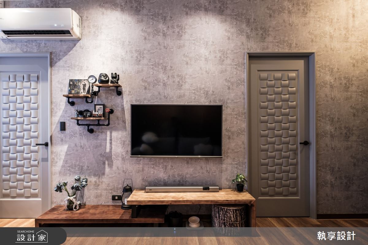 22坪新古屋(10年以下)＿工業風客廳案例圖片＿執享設計＿執享_爵色尊品之31