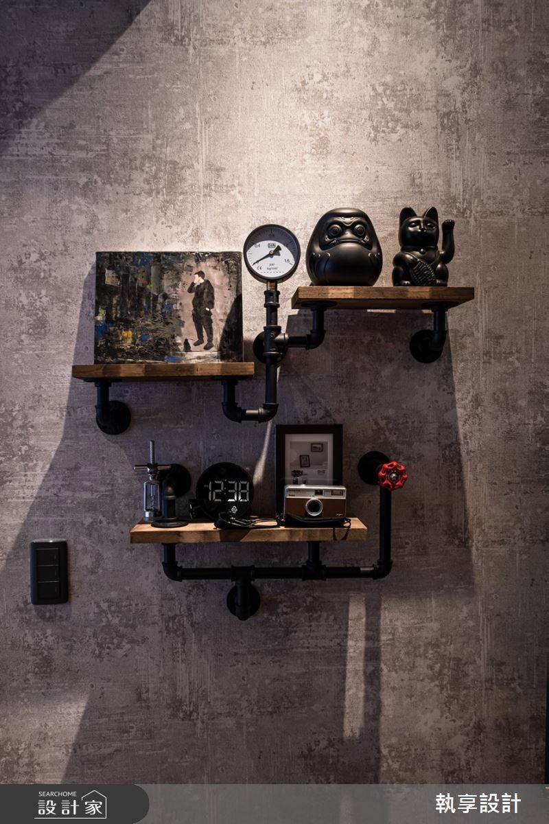 22坪新古屋(10年以下)＿工業風客廳案例圖片＿執享設計＿執享_爵色尊品之32
