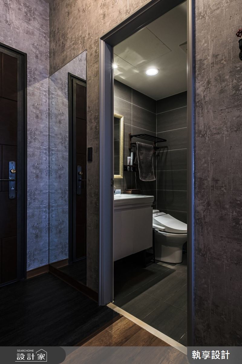 22坪新古屋(10年以下)＿工業風浴室案例圖片＿執享設計＿執享_爵色尊品之37