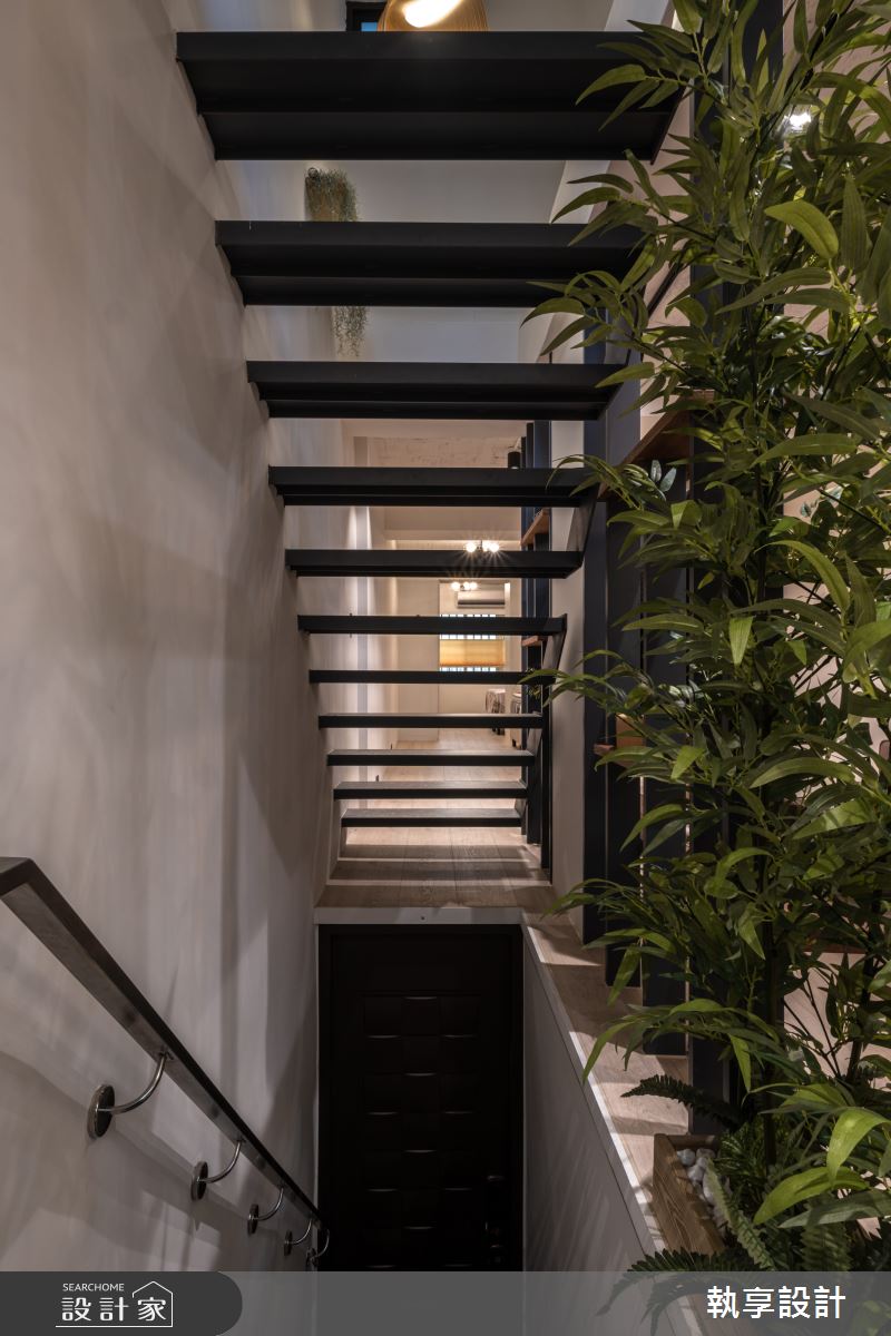 27坪老屋(50年以上)＿混搭風樓梯案例圖片＿執享設計＿執享_逝憶叢生之2