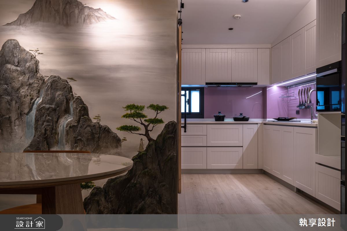 27坪老屋(50年以上)＿混搭風餐廳廚房案例圖片＿執享設計＿執享_逝憶叢生之16