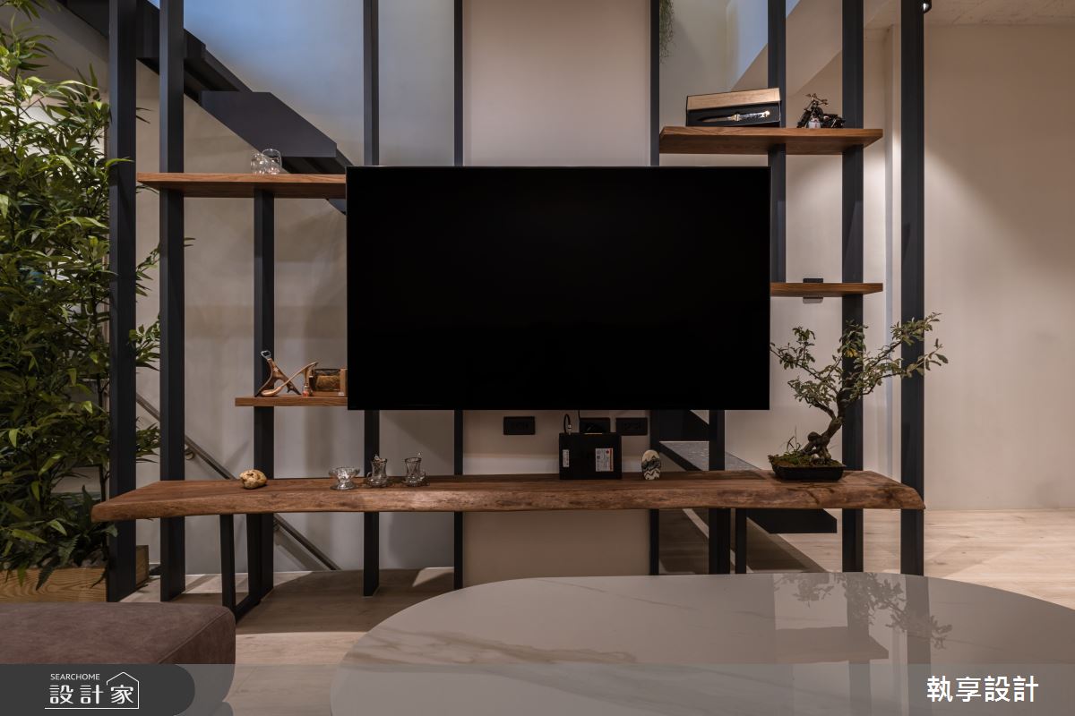 27坪老屋(50年以上)＿混搭風客廳案例圖片＿執享設計＿執享_逝憶叢生之12