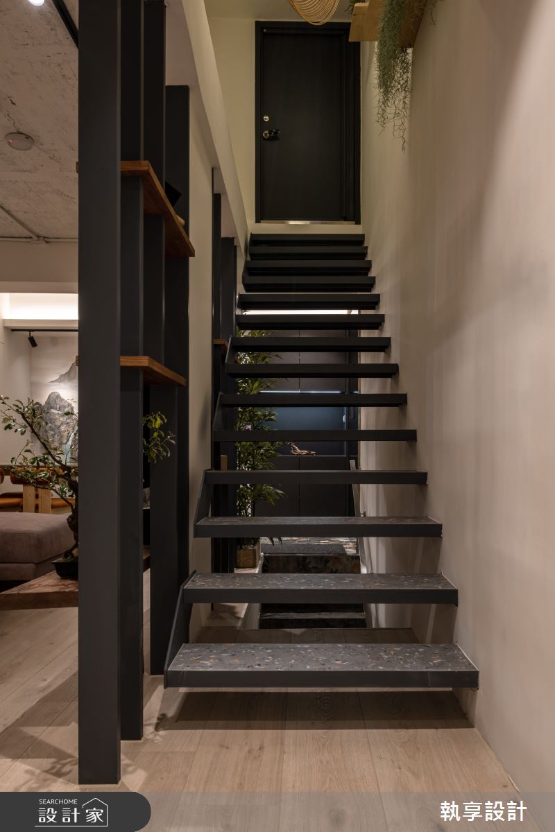 27坪老屋(50年以上)＿混搭風樓梯案例圖片＿執享設計＿執享_逝憶叢生之25