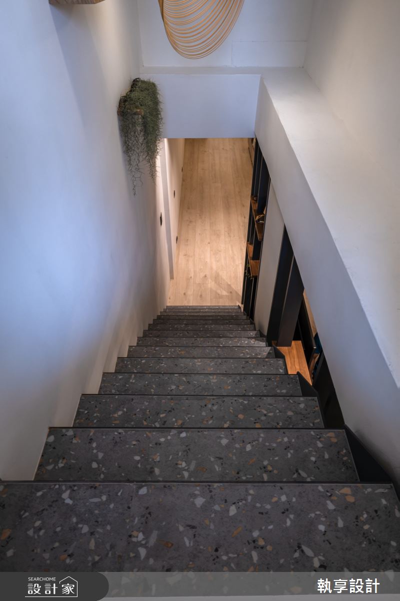 27坪老屋(50年以上)＿混搭風樓梯案例圖片＿執享設計＿執享_逝憶叢生之34
